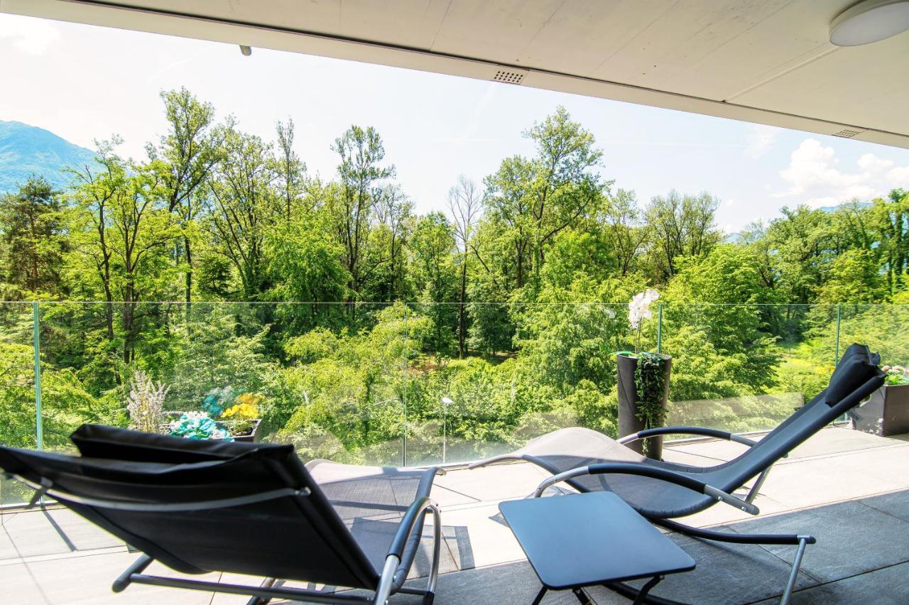 Linda Terrace By Quokka 360 - Modern One-Bedroom Flat With Sun Terrace Locarno Bagian luar foto