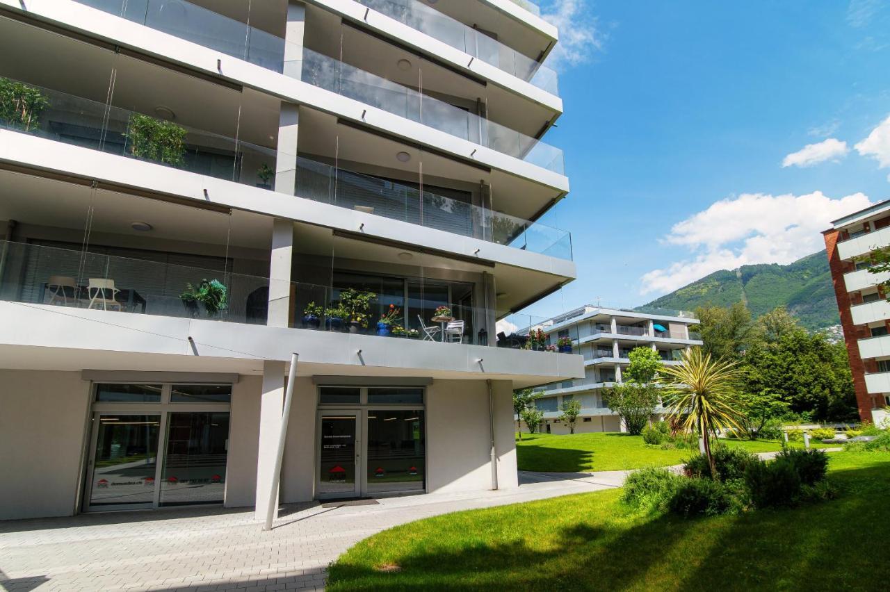 Linda Terrace By Quokka 360 - Modern One-Bedroom Flat With Sun Terrace Locarno Bagian luar foto